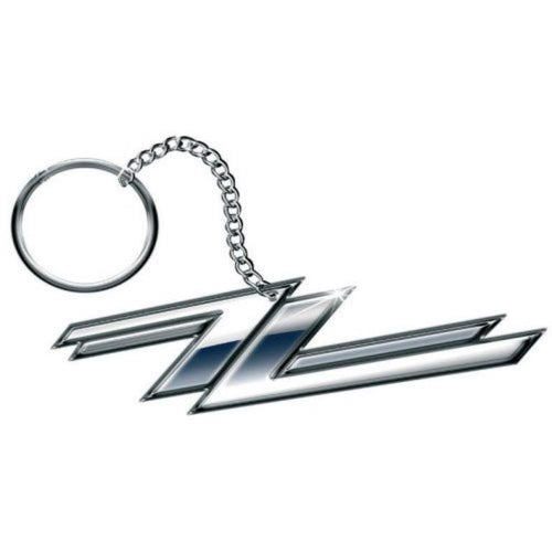 ZZ Top Twin Zees Logo Keychain